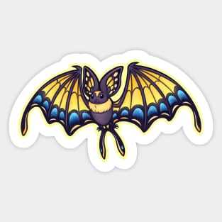 Butterfly Bat Sticker